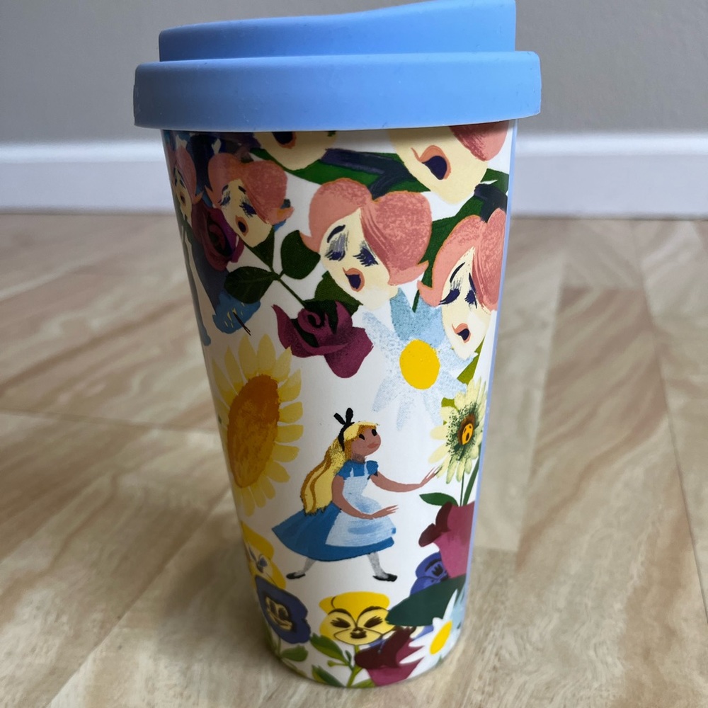 Authentic Disney Alice In Wonderland by Mary Blair Travel Mug
